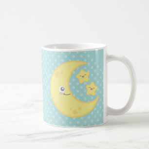 Kawaii Moon and Stars Mug