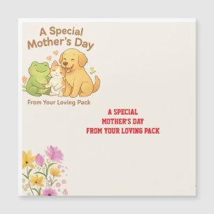 Kawaii Mother's Day Card - From The Pack