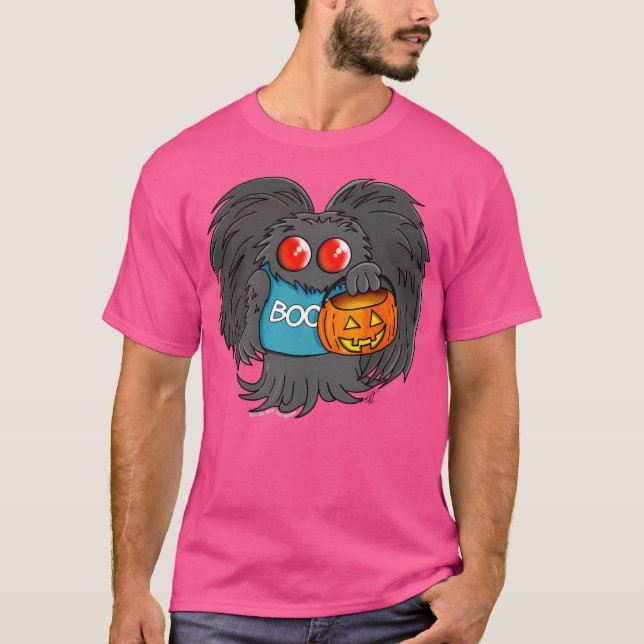 Kawaii Mothman Halloween T-Shirt (Front)