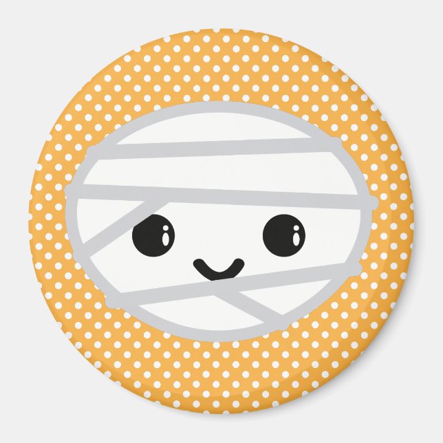 Kawaii Mummy Magnet (Front)