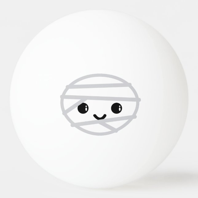 Kawaii Mummy Ping Pong Balls (Back)