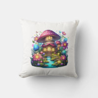 Kawaii Mushroom Cottage in Magical Forest – Fantas