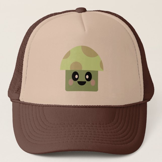 KAWAII MUSHROOM SHROOM CUTE HAT CAP (Front)