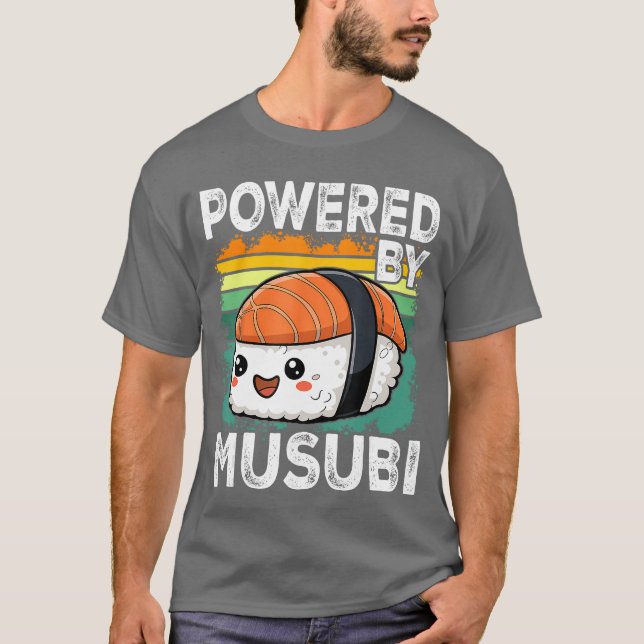 Kawaii Musubi retro funny T-Shirt (Front)