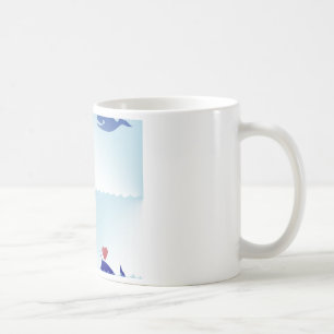 kawaii narwhal coffee mug