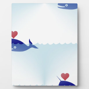 kawaii narwhal plaque