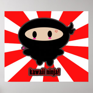 Kawaii Ninja Poster