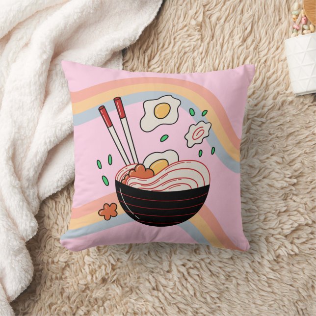 Kawaii Noodles Cushion (Blanket)