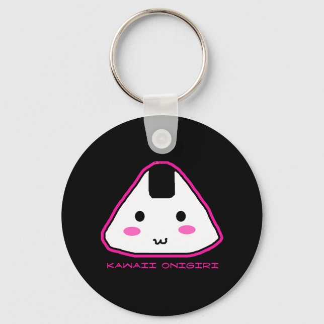 Kawaii Onigiri Keychain (Front)