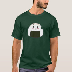 Kawaii "Onigiri" Rice Ball with Bitemark T-Shirt