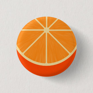 Kawaii Orange Round Button