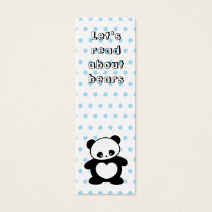 Kawaii panda bookmark