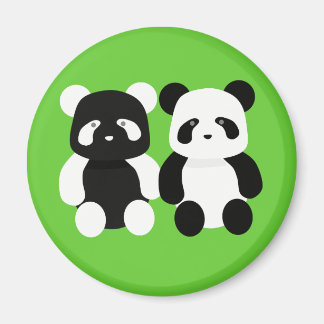 kawaii panda buddies magnet