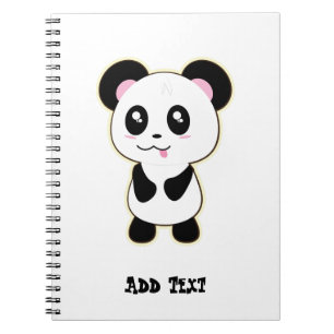 Kawaii Panda cute Notebook