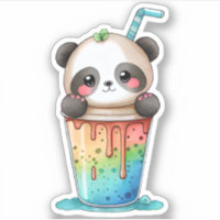 Kawaii Panda Drink