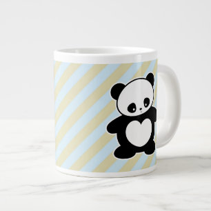 Kawaii panda large coffee mug