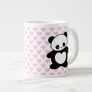 Kawaii panda large coffee mug