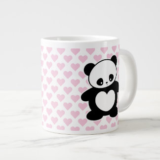 Kawaii panda large coffee mug