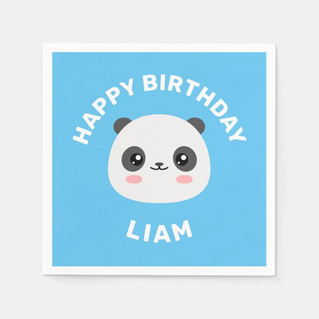 Kawaii Panda Napkin (Front)