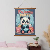 Kawaii Panda Pajama Party Cosy Sleepover Aesthetic