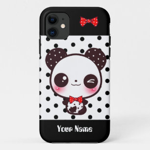 Kawaii Panda - Personalised Case-Mate iPhone Case