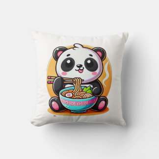 Kawaii Panda Ramen Cushion
