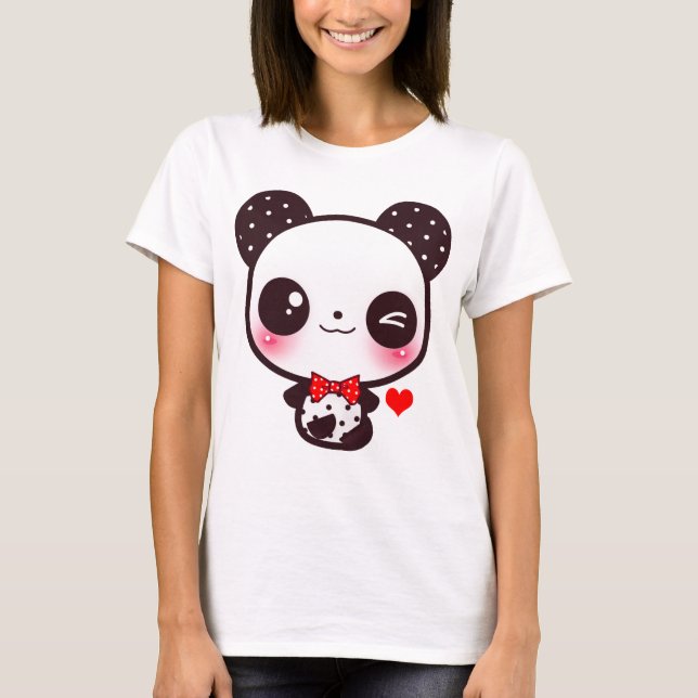 Kawaii panda T-Shirt (Front)