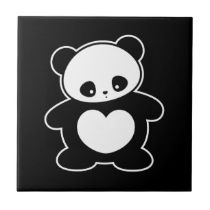 Kawaii panda tile