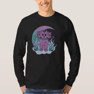 Kawaii Pastel Colours Gothic Cute Goth Dogs T-Shirt