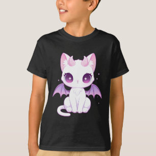 Kawaii Pastel Goth Creepy Cute Witchy Demon Winged T-Shirt