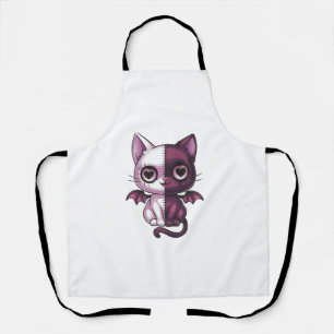 Kawaii Pastel Goth Creepy Cute Witchy Zombie Patch Apron