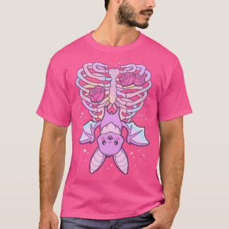 Kawaii Pastel Goth Cute Creepy Bat T-Shirt