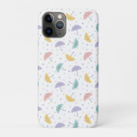 Kawaii Pastel Umbrella Pattern