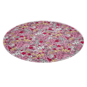 Kawaii pattern cutting board