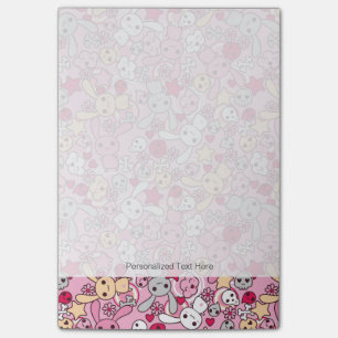 Kawaii pattern post-it notes