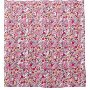 Kawaii pattern shower curtain