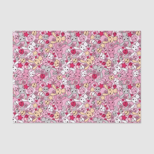 Kawaii pattern tissue paper (Front)