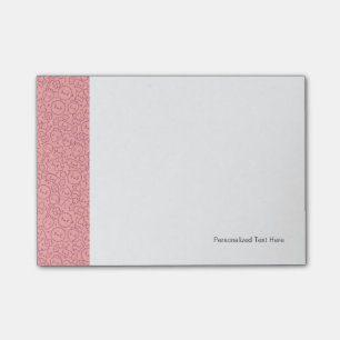 Kawaii pattern with cute cakes post-it notes