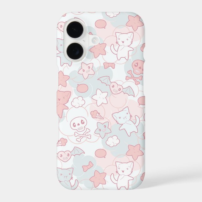kawaii pattern with doodle (Back)