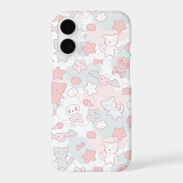 kawaii pattern with doodle (Back)