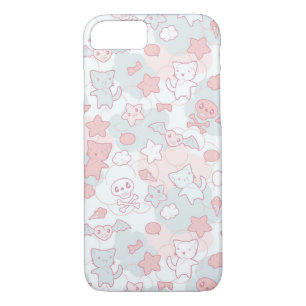 kawaii pattern with doodle Case-Mate iPhone case