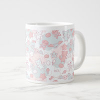kawaii pattern with doodle