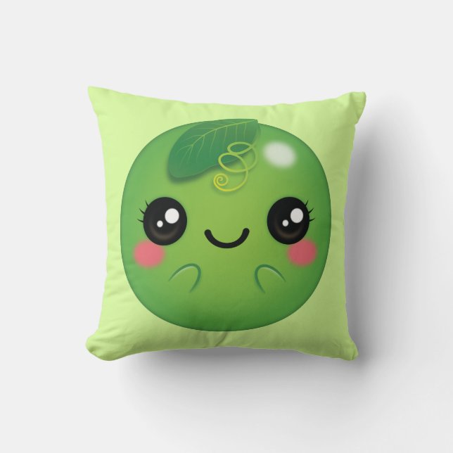 Kawaii Pea Cushion (Front)