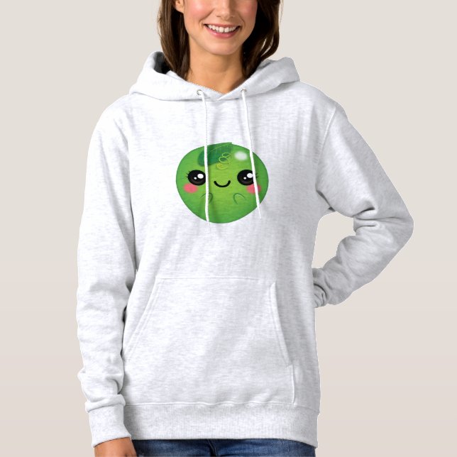 Kawaii Pea Hoodie (Front)