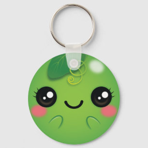 Kawaii Pea Key Ring