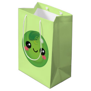 Kawaii Pea Medium Gift Bag