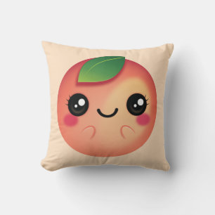 Kawaii Peach Cushion