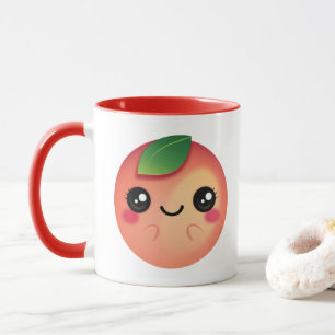 Kawaii Peach Mug