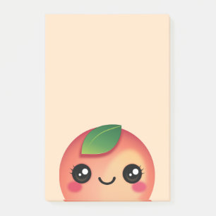 Kawaii Peach Post-it Notes