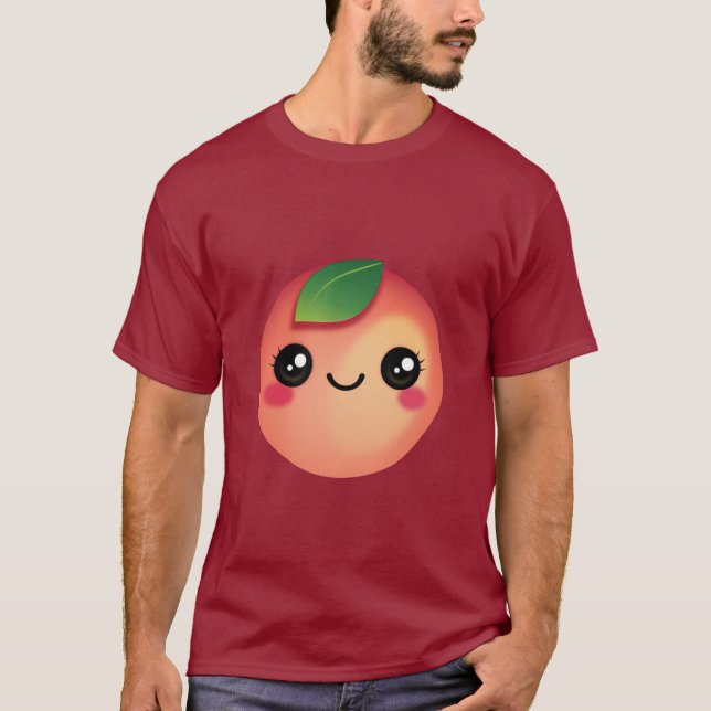 Kawaii Peach T-Shirt (Front)